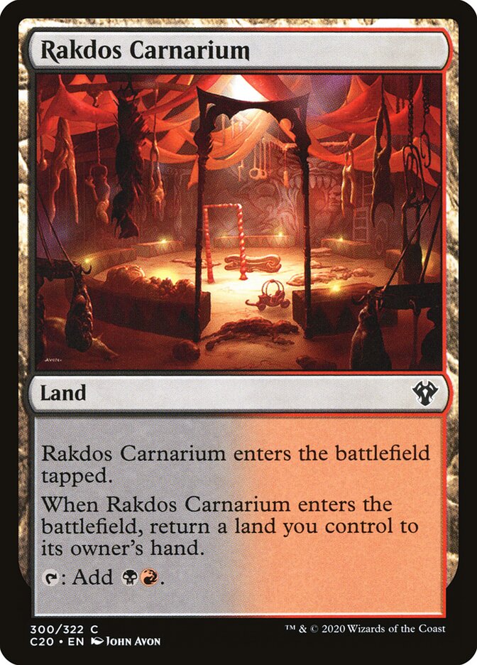 Rakdos Carnarium 300 - Commander 2020 MTG card