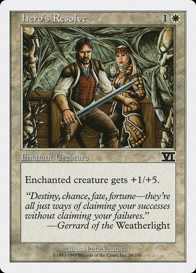 Hero's Resolve 24 - Classic Sixth Edition MTG card