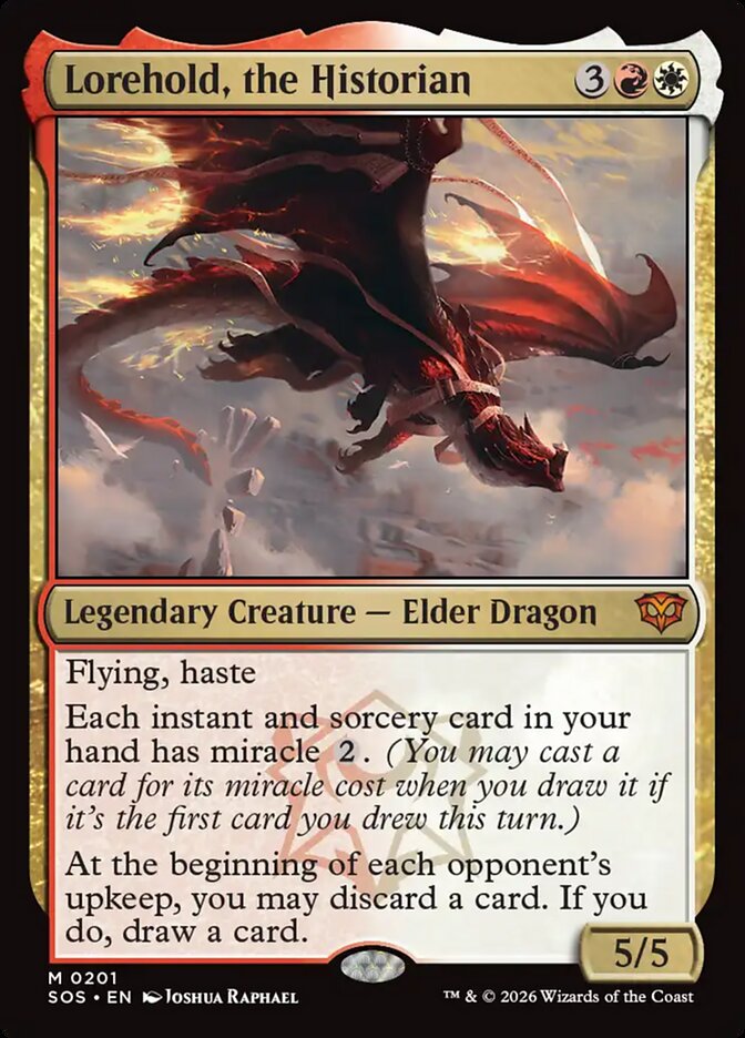 Lorehold, the Historian 201 - Secrets of Strixhaven MTG card