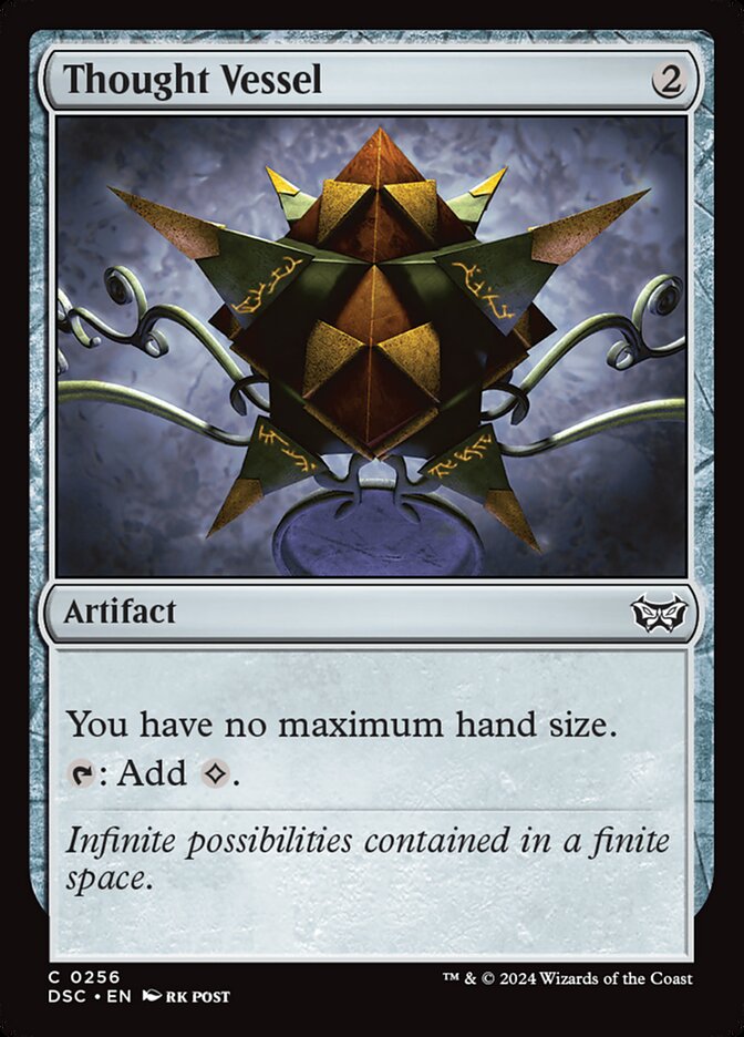 Thought Vessel 256 - Duskmourn: House of Horror Commander MTG card