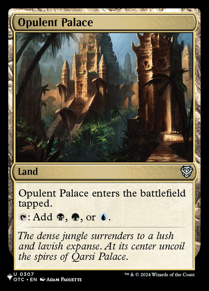 Opulent Palace OTC-307 - The List MTG card