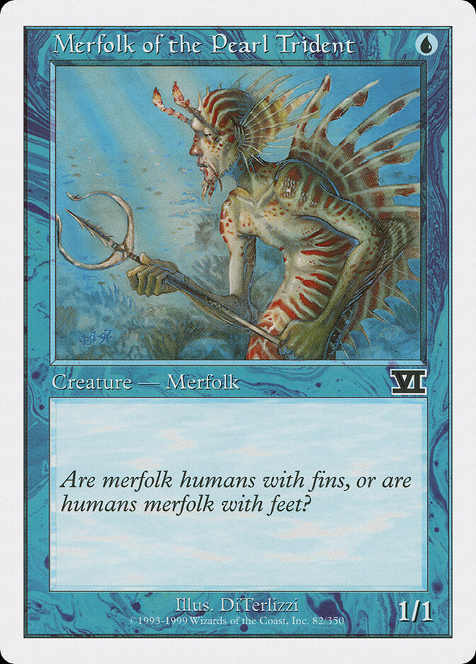 Merfolk of the Pearl Trident 82 - Classic Sixth Edition MTG card