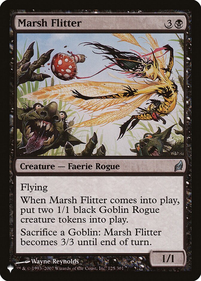 Marsh Flitter LRW-125 - The List MTG card