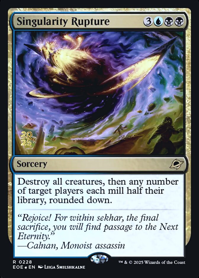 Singularity Rupture 228s - Edge of Eternities Promos MTG card
