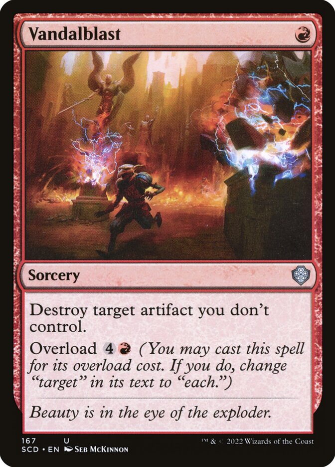 Vandalblast 167 - Starter Commander Decks MTG card