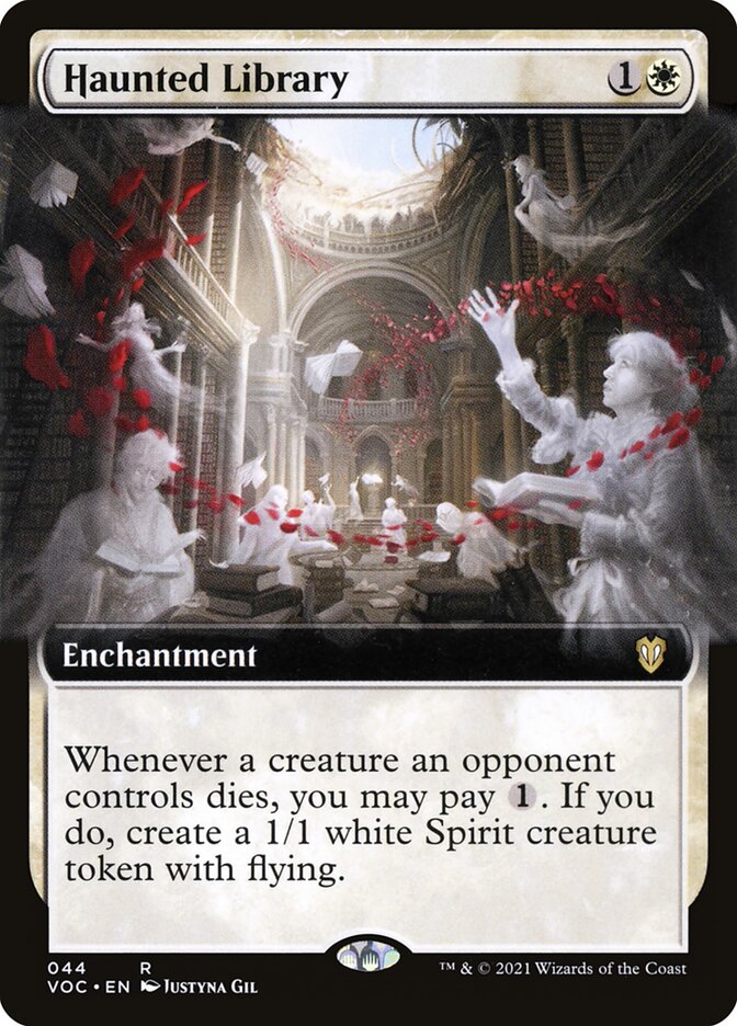 Haunted Library 44 - Crimson Vow Commander MTG card