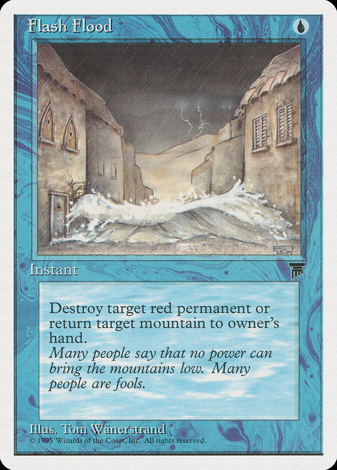 Flash Flood 21 - Chronicles MTG card