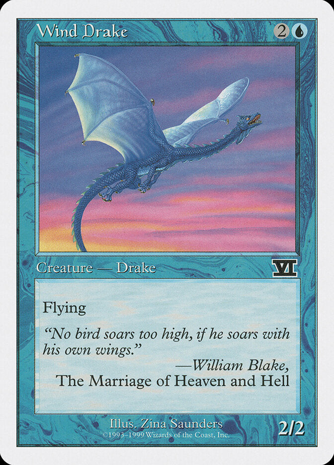 Wind Drake 98 - Battle Royale Box Set MTG card