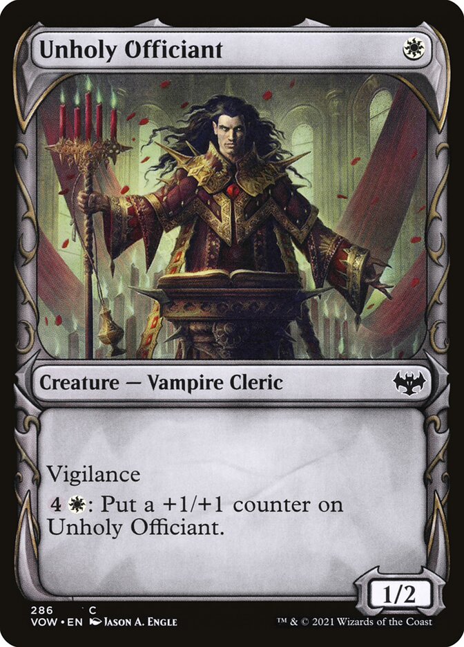 Unholy Officiant 286 - Innistrad: Crimson Vow MTG card