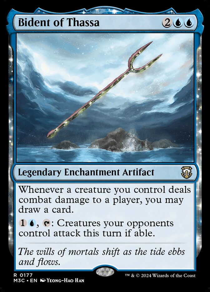 Bident of Thassa 177 - Modern Horizons 3 Commander MTG card