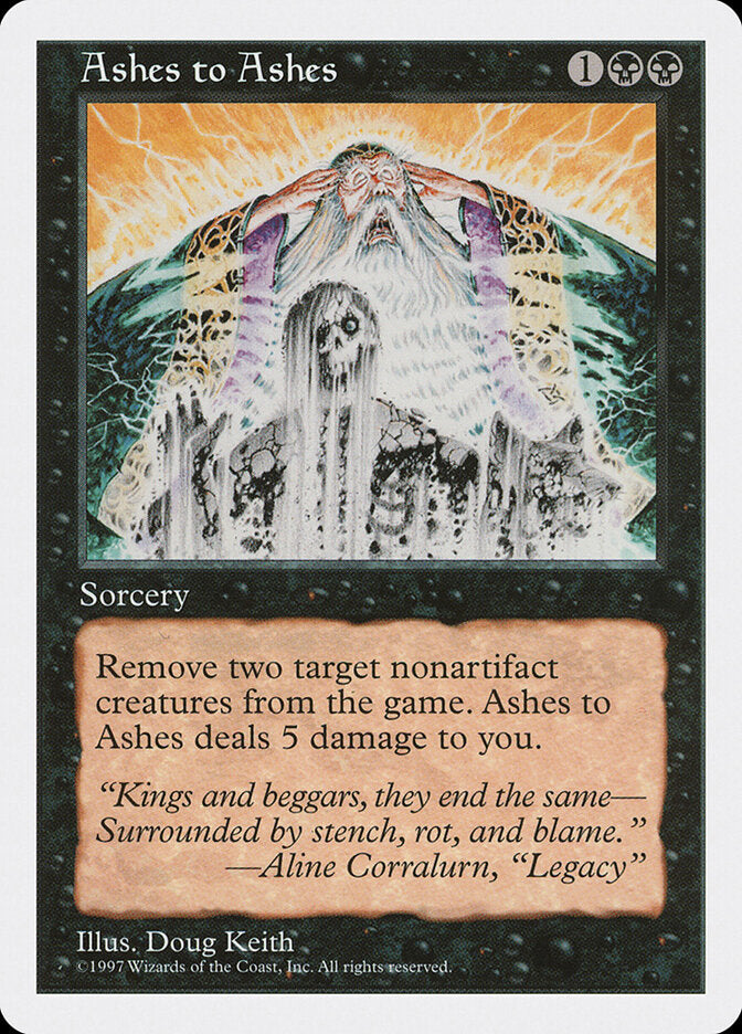 Ashes to Ashes 141 - Fifth Edition MTG card