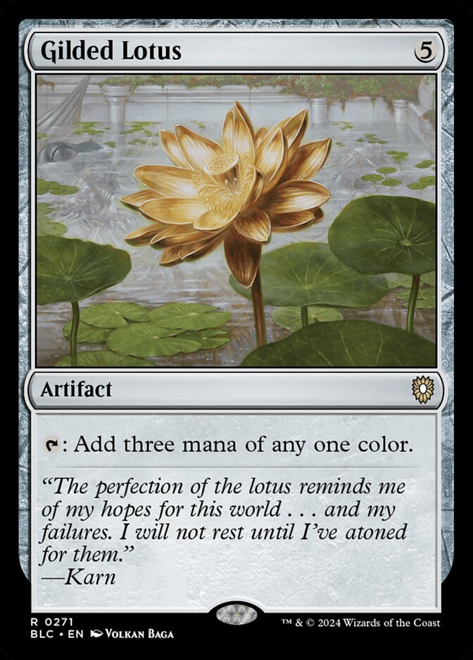 Gilded Lotus 271 - Bloomburrow Commander MTG card