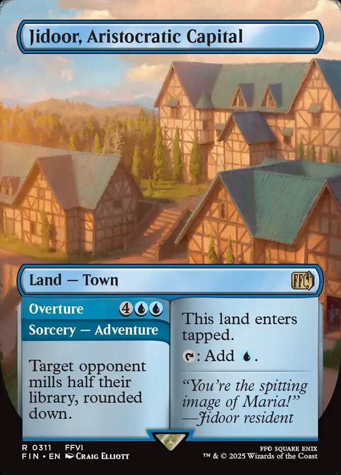 Jidoor, Aristocratic Capital // Overture 311 - Final Fantasy MTG card
