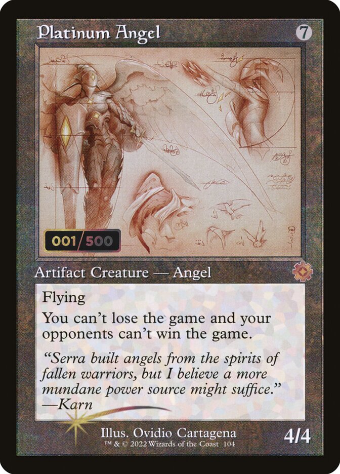Platinum Angel 104z - The Brothers' War Retro Artifacts MTG card