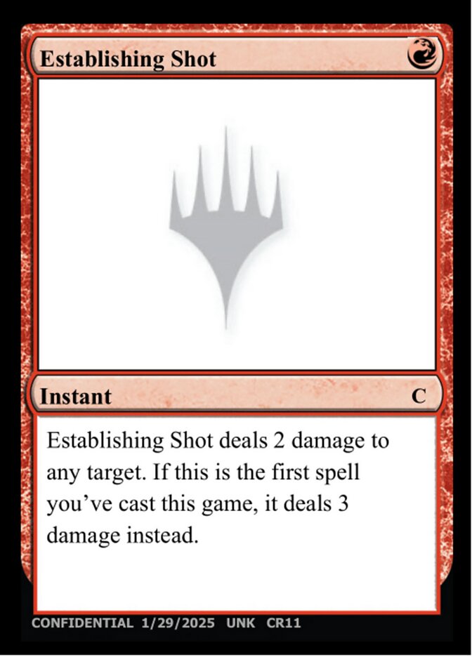 Establishing Shot CR11a - Unknown Event MTG card