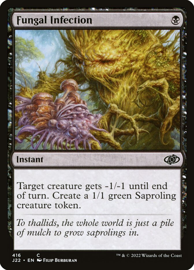Fungal Infection 416 - Jumpstart 2022 MTG card
