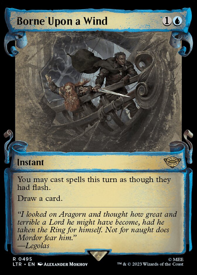 Borne Upon a Wind 495 - The Lord of the Rings: Tales of Middle-earth MTG card
