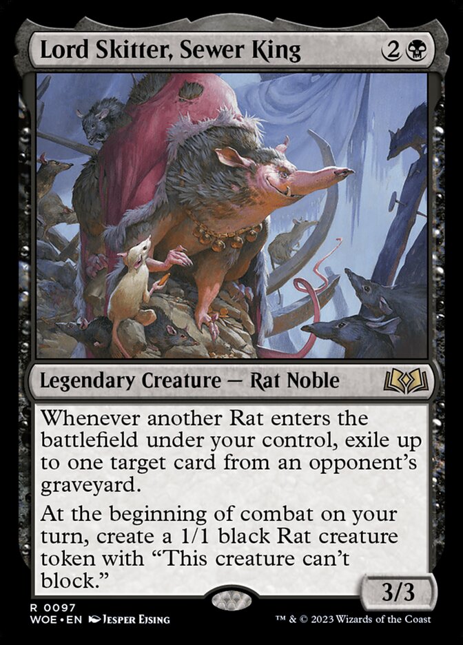 Lord Skitter, Sewer King 97 - Wilds of Eldraine MTG card