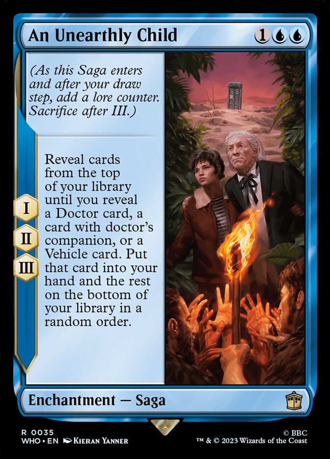 An Unearthly Child 35 - Doctor Who MTG card