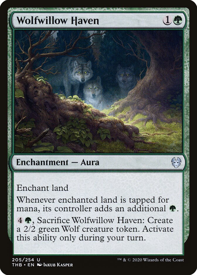 Wolfwillow Haven 205 - Theros Beyond Death MTG card