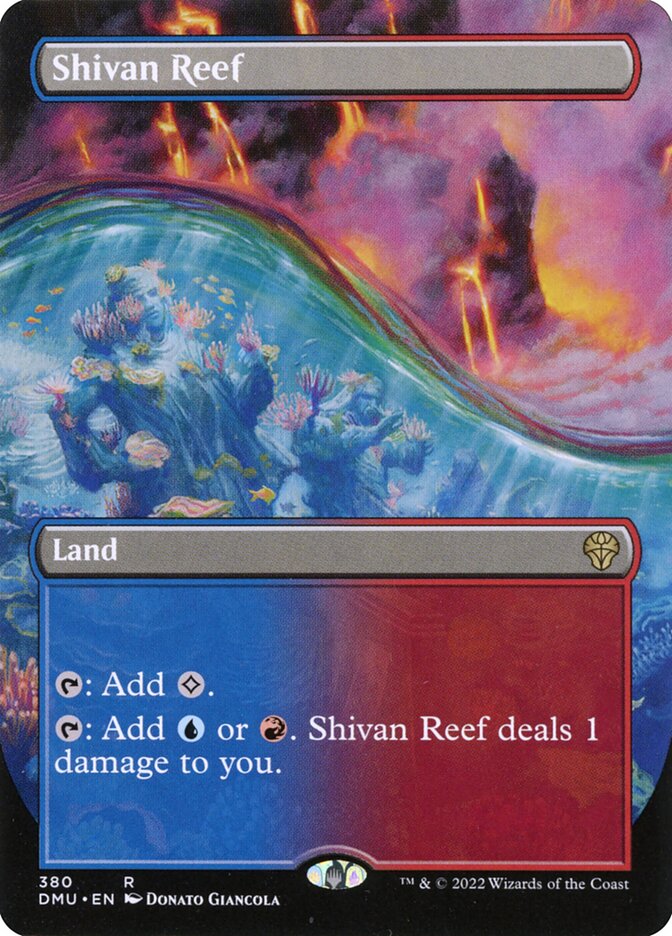 Shivan Reef 380 - Dominaria United MTG card
