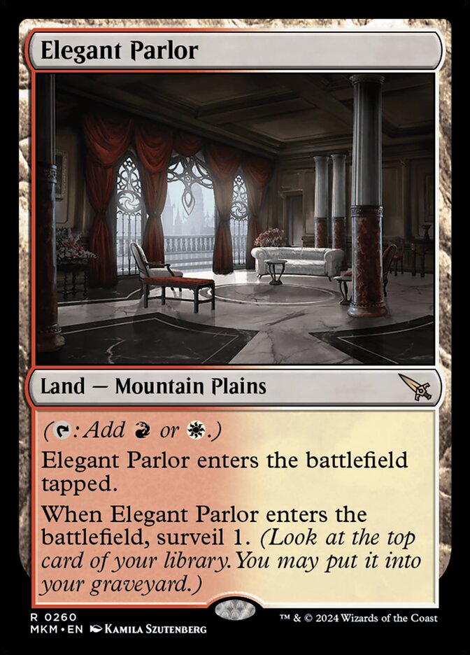 Elegant Parlor 260 - Murders at Karlov Manor MTG card