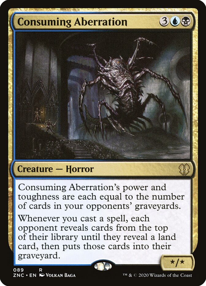 Consuming Aberration 89 - Zendikar Rising Commander MTG card