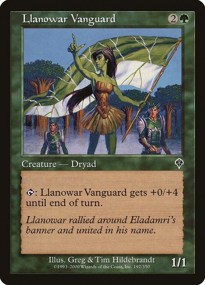 Llanowar Vanguard 197 - Invasion MTG card