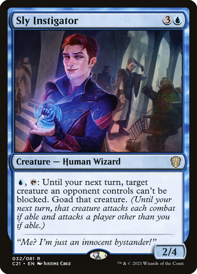 Sly Instigator 32 - Commander 2021 MTG card