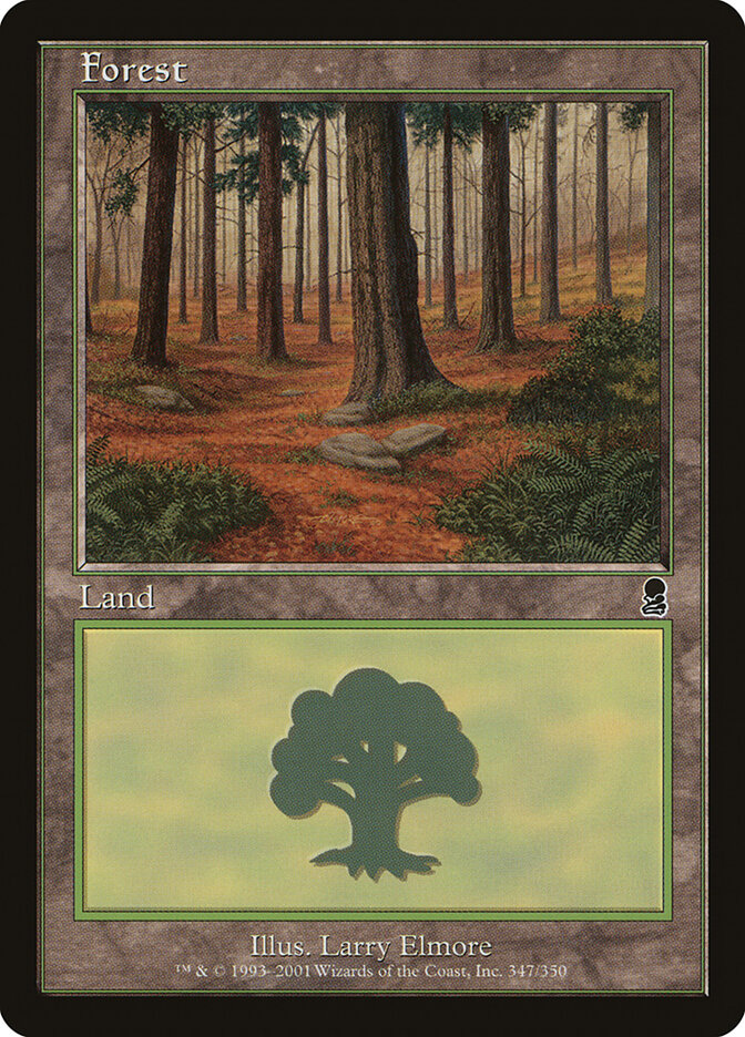 Forest 347 - Odyssey MTG card