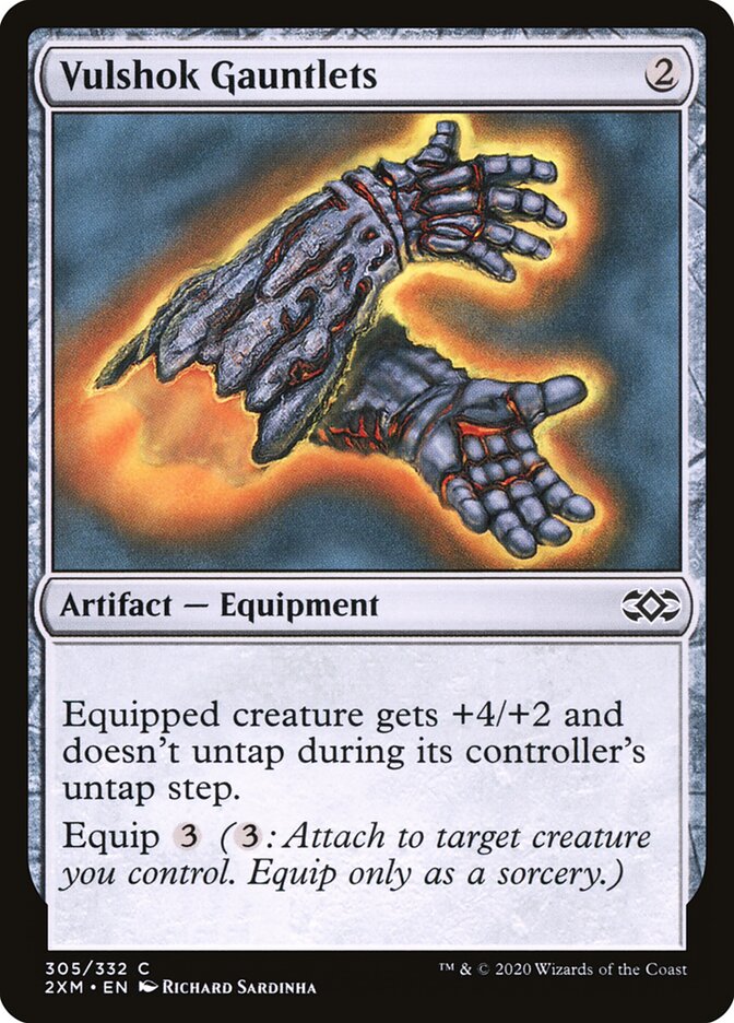 Vulshok Gauntlets 305 - Double Masters MTG card