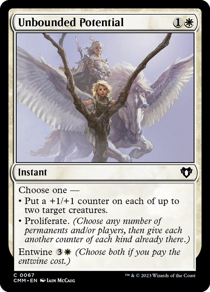 Unbounded Potential 67 - Commander Masters MTG card