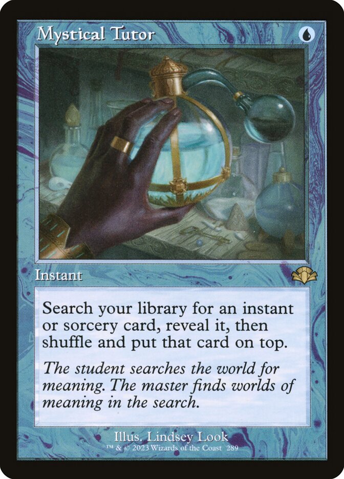 Mystical Tutor 289 - Dominaria Remastered MTG card