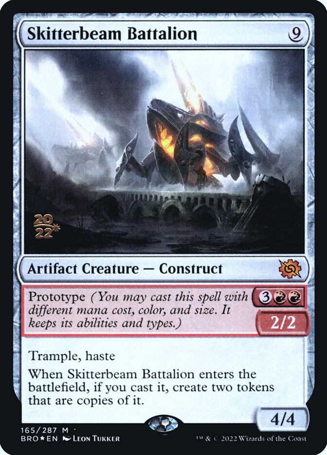 Skitterbeam Battalion 165s - The Brothers' War Promos MTG card