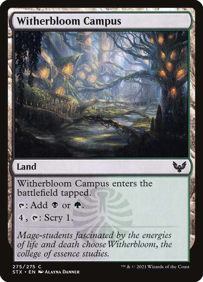 Witherbloom Campus 275 - Strixhaven: School of Mages MTG card
