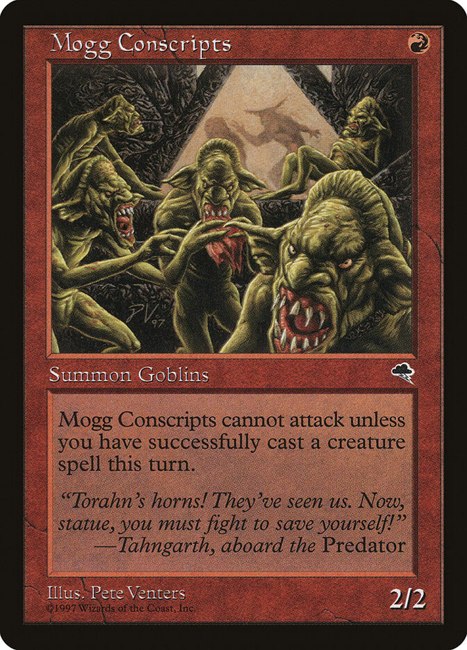 Mogg Conscripts 189 - Tempest MTG card