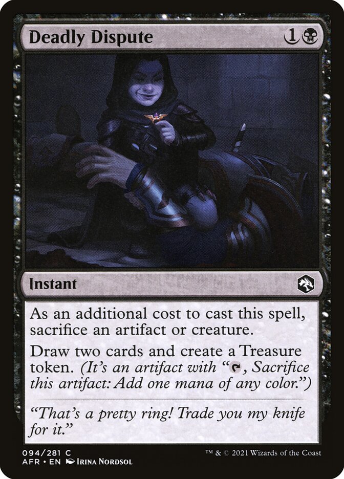 Deadly Dispute 94 - Adventures in the Forgotten Realms MTG card