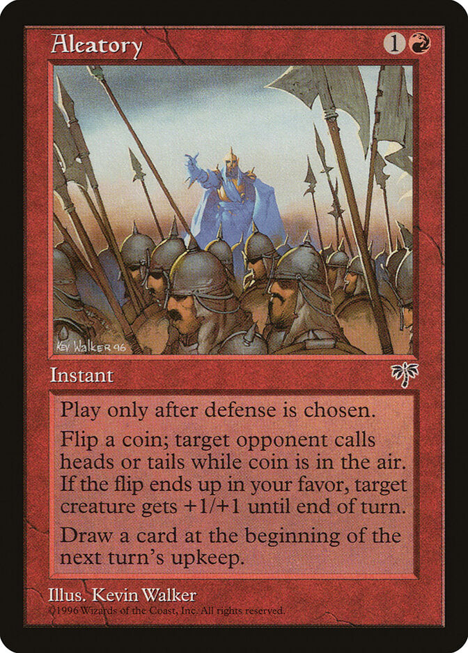 Aleatory 155 - Mirage MTG card