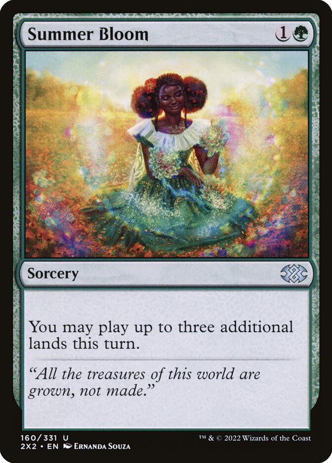 Summer Bloom 160 - Double Masters 2022 MTG card