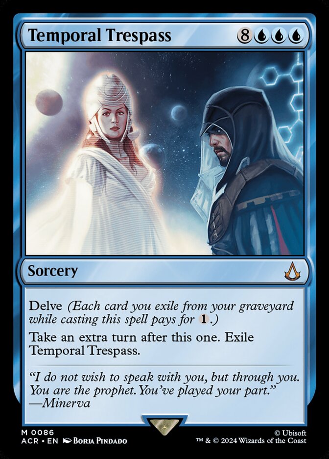 Temporal Trespass 86 - Assassin's Creed MTG card