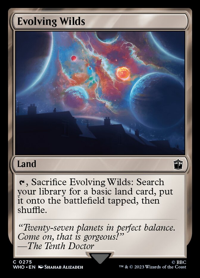 Evolving Wilds 275 - Doctor Who MTG card