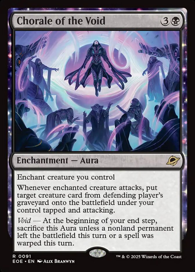 Chorale of the Void 91 - Edge of Eternities MTG card