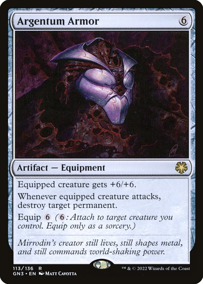 Argentum Armor 113 - Game Night: Free-for-All MTG card