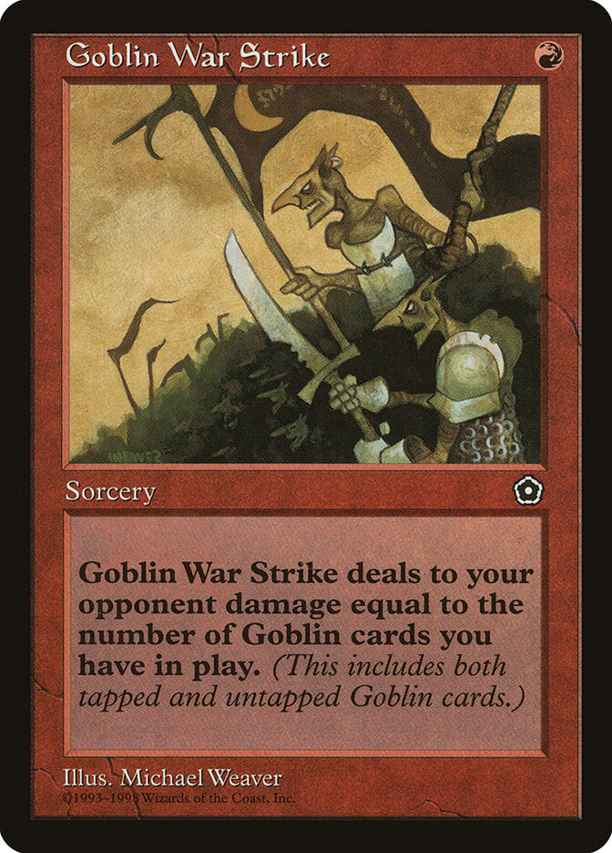 Goblin War Strike 105 - Portal Second Age MTG card