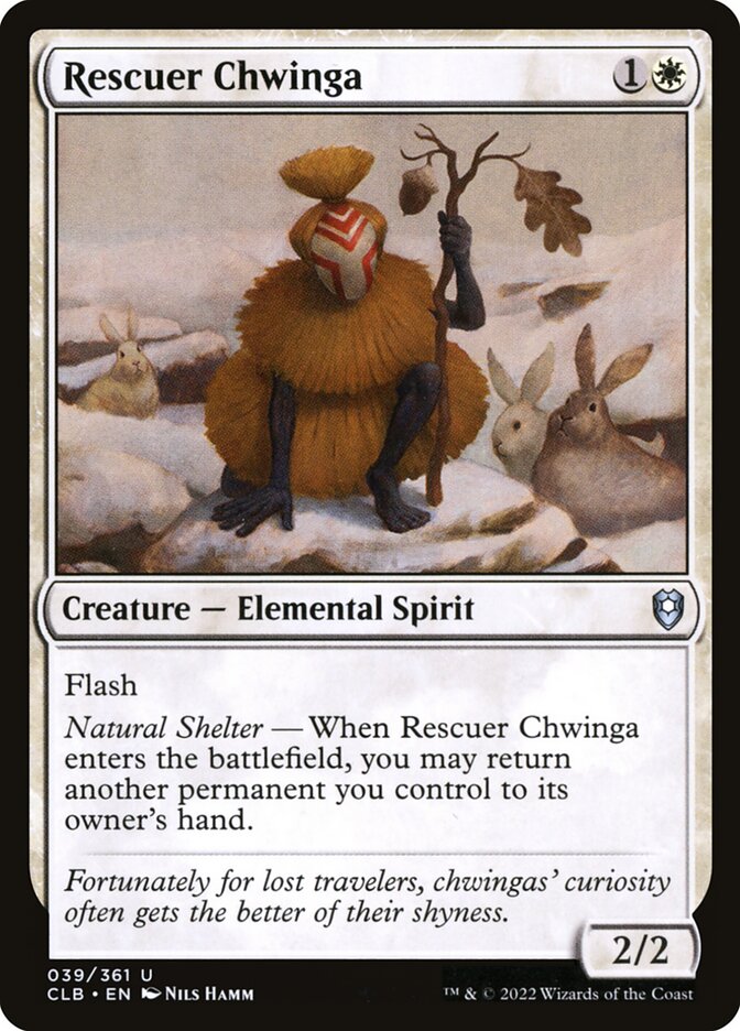 Rescuer Chwinga 39 - Commander Legends: Battle for Baldur's Gate MTG card