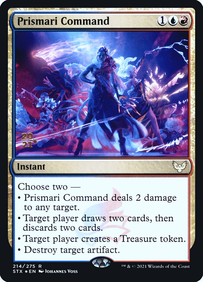 Prismari Command 214s - Strixhaven: School of Mages Promos MTG card