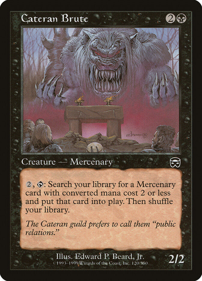 Cateran Brute 120 - Mercadian Masques MTG card