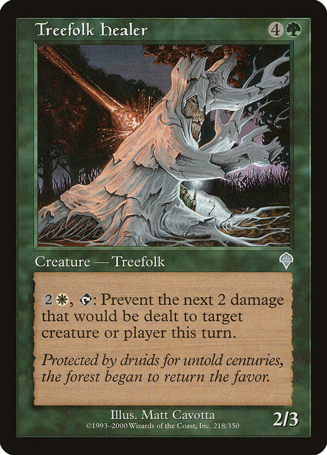 Treefolk Healer 218 - Invasion MTG card