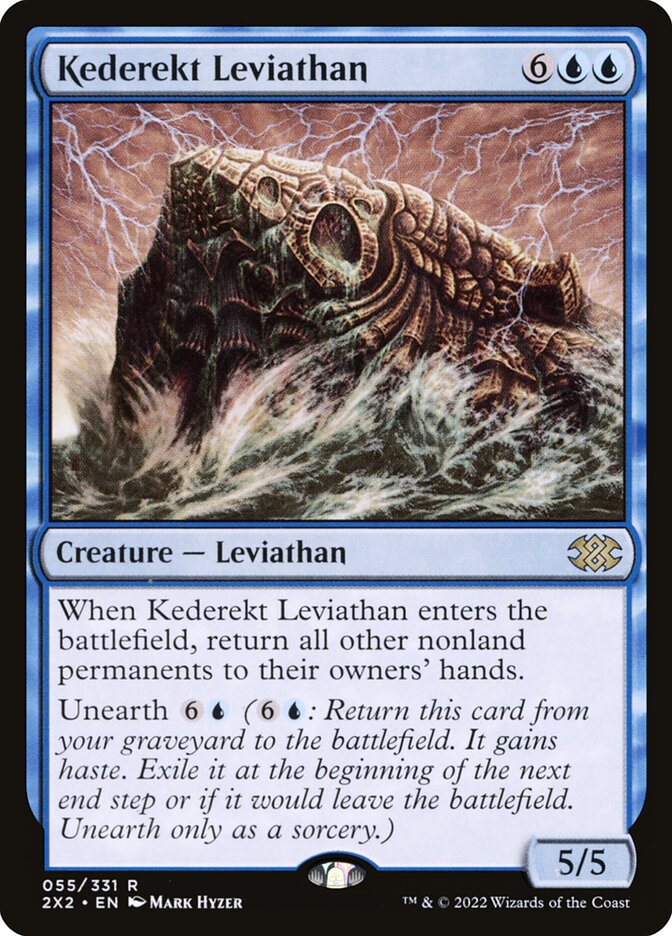Kederekt Leviathan 55 - Double Masters 2022 MTG card