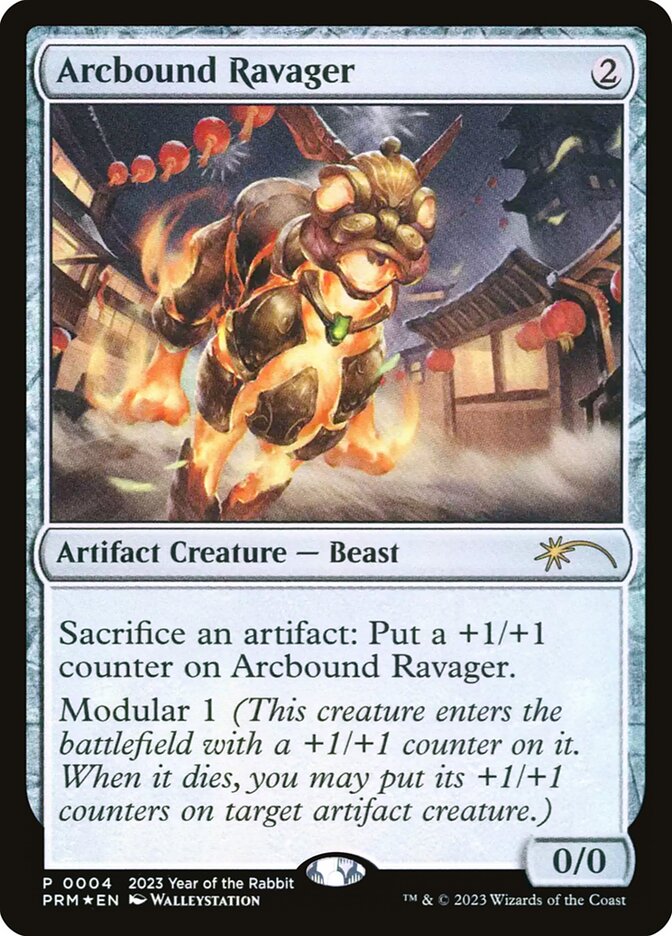 Arcbound Ravager 6 - Year of the Rabbit 2023 MTG card